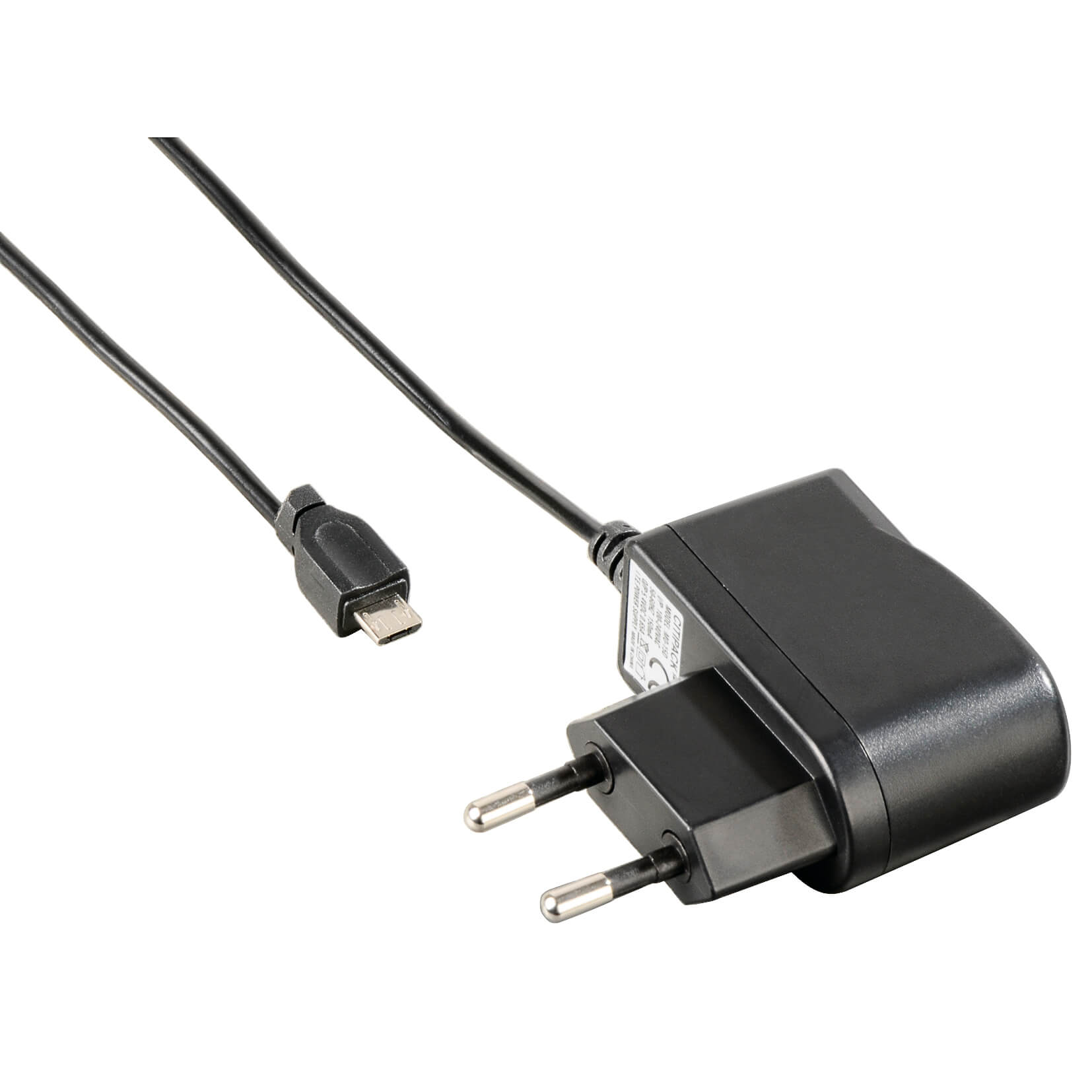 hama-hama-laddare-220v-microusb 1A Svart